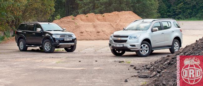 chevrolet trailblazer vs mitsubishi pajero sport